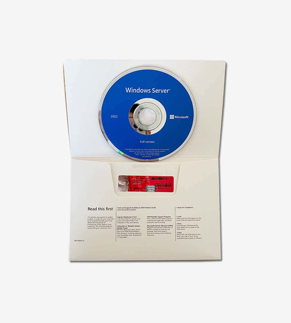 Microsoft Windows Server 2022 Datacenter - Licence - 24 jader - OEM - DVD - 64 bitù - maïa (P71-09410) thumbnail