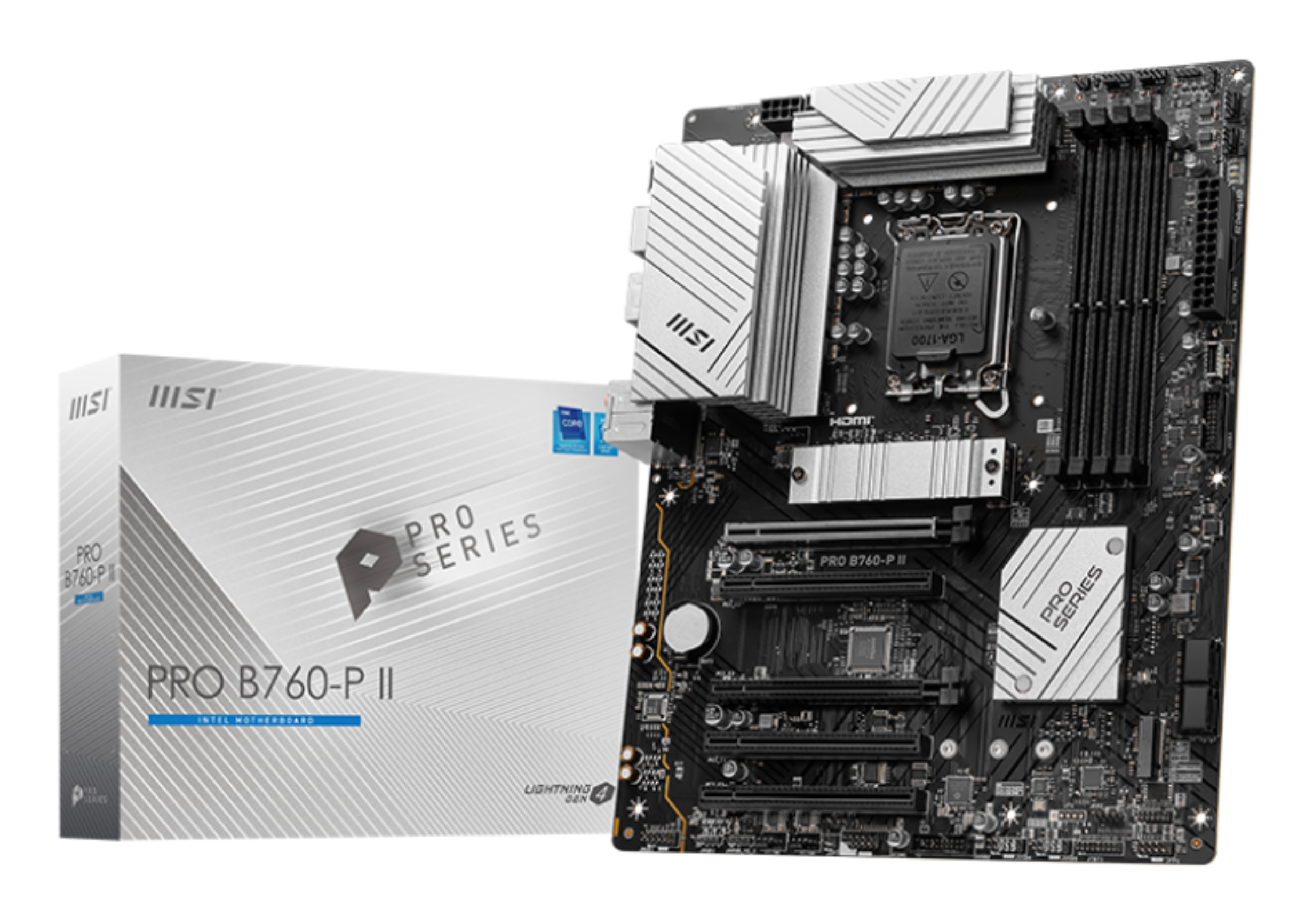 MSI PRO B760-P II moederbord Intel B760 LGA 1700 ATX (PRO B760-P II) thumbnail