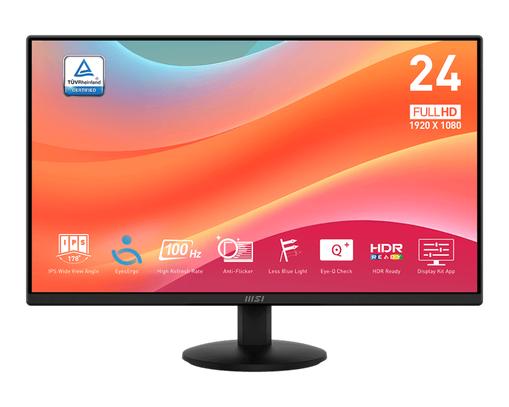 MSI computer monitor 23.8inch pixels - flat screen (TFT/LCD) - 60.5 cm (PRO MP242L) thumbnail