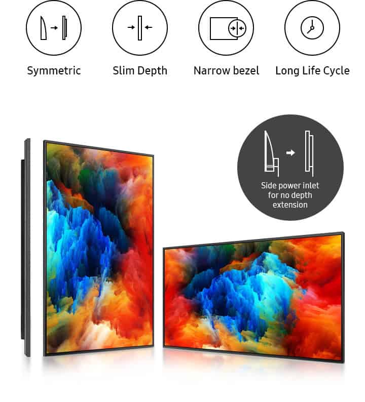 Samsung 85 LED Samsung QM85R-B -UHD,500cd,MI,24/7 (LH85QMRBBGCXEN) thumbnail