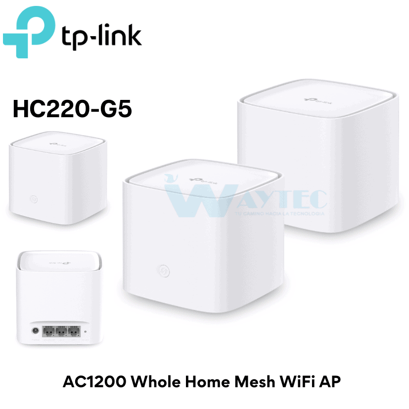 TP-Link HC220-G5 V1 - Bezdrátový access point - 3 porty - Wi-Fi 5 - 2.4 GHz, 5 GHz - sprav (HC220-G5(1-PACK)) thumbnail