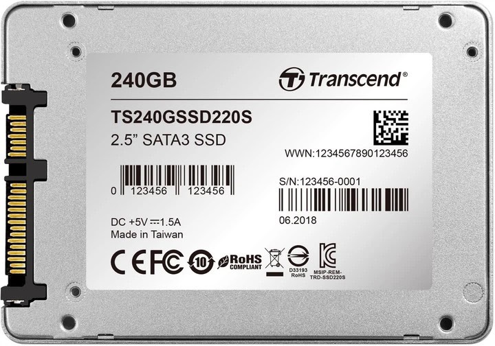 Transcend SSDs TS240GSSD220 (TS240GSSD220) thumbnail