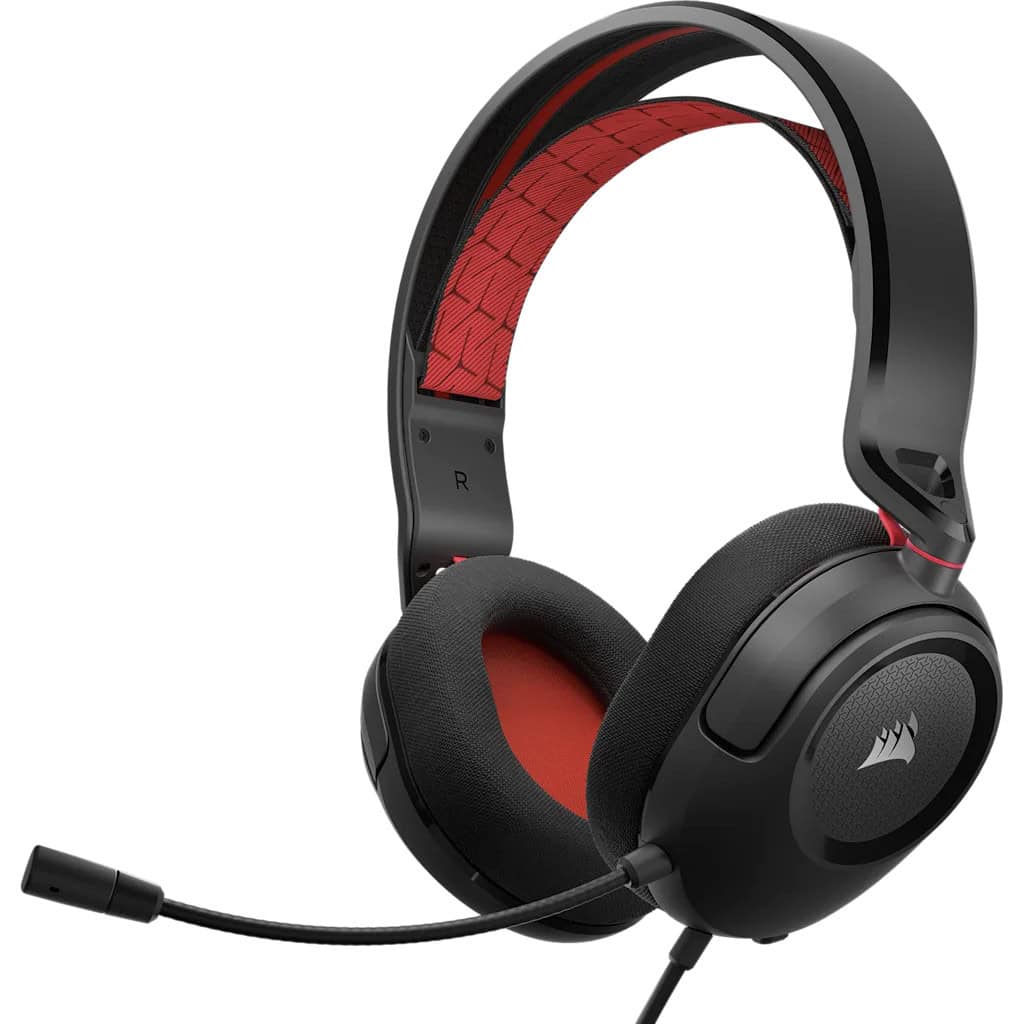 Corsair HS35 V2 Multiplatform Gaming Headset, Red - EU (CA-9011384-EU) thumbnail