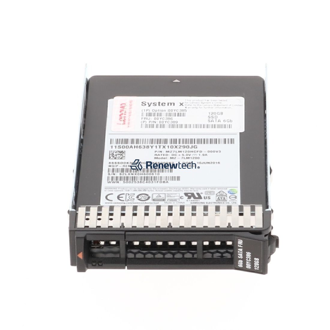 Lenovo 120GB SSD 6Gbps 2.5inch SATA PM863 (00YC386) thumbnail