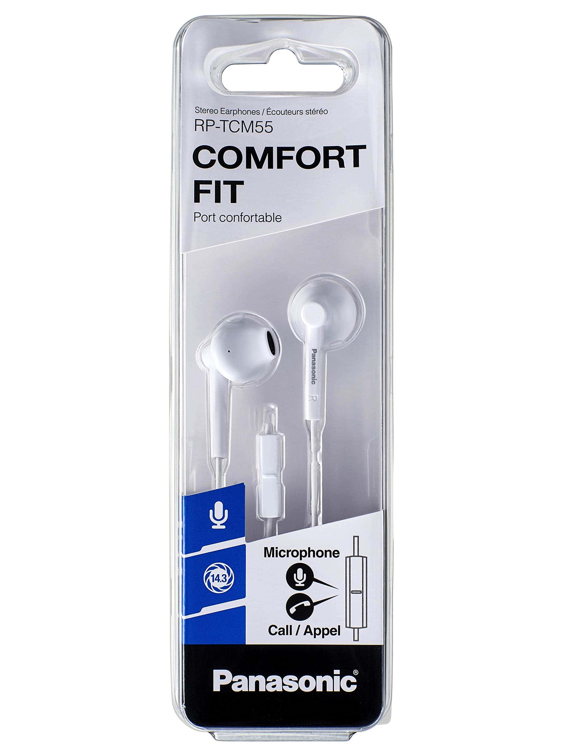 Panasonic RP-TCM55E In-ear White Wired (RP-TCM55E-W) thumbnail
