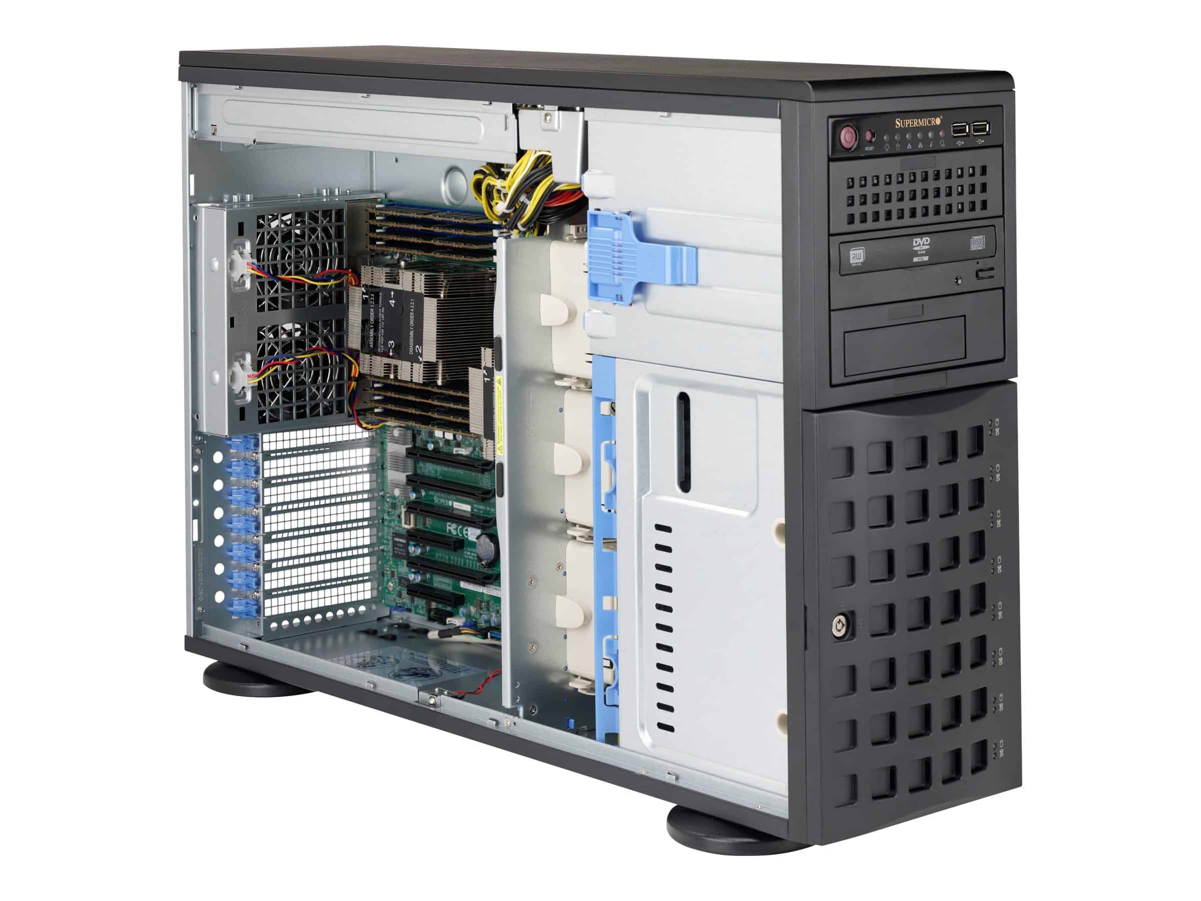 Super Micro S SuperMicro SC745 BAC-R1K23B Tower (CSE-745BAC-R1K23B) thumbnail