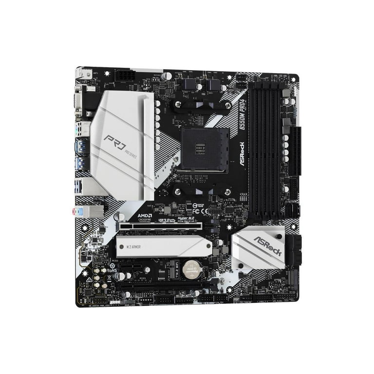 ASRock MB Sc AM4 B550M PRO4 - AMD B550 - 4xDDR4 - HDMI - DP (B550MPRO4) thumbnail