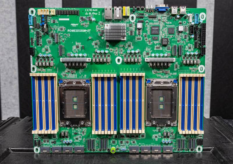 ASRock ROME2D32GM-2T, 1xSKT SP3, AMD EPYC 7003, SoC, SATA, NVMe, 1xM.2, 2x10GbE, IPMI (ROME2D32GM-2T) thumbnail