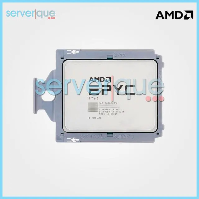Dell AMD EPYC 7763 2.45GHz 64C 256MB 280W (100-000000312) thumbnail