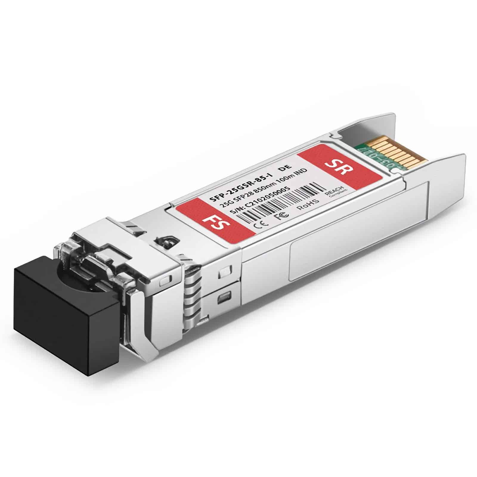 Dell Finisar FC 25G SFP28 Short Range Transceiver MMF Duplex LC (407-BBWK) thumbnail