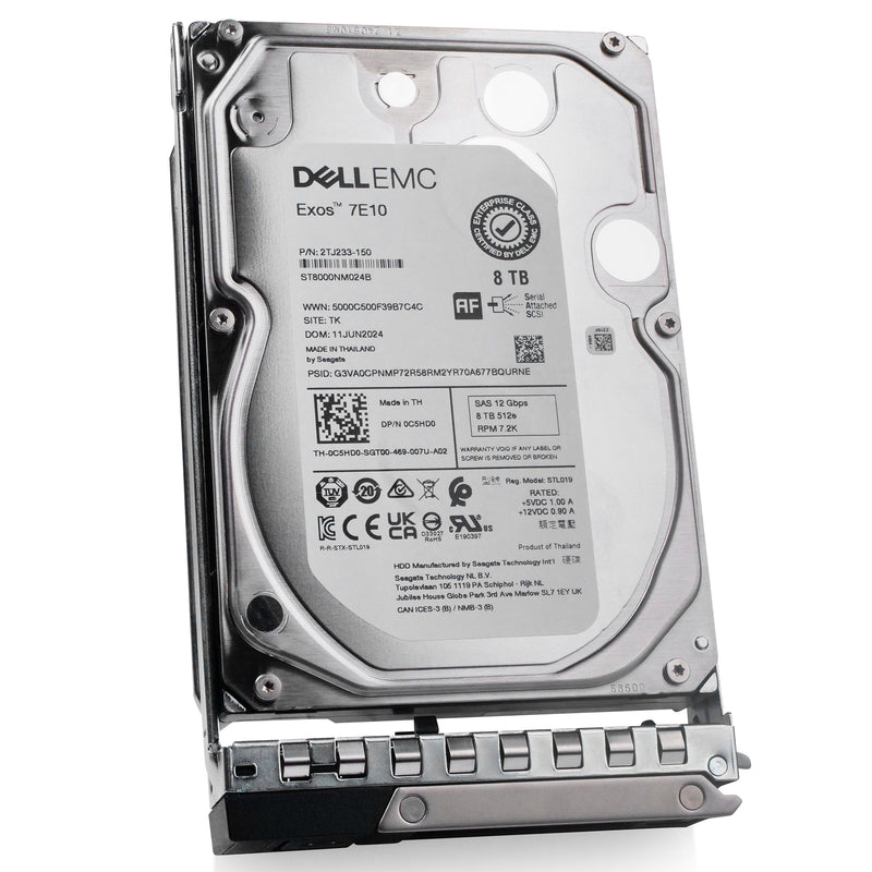 Dell 8TB 7.2K 3.5 SAS 12G SED D2NPN (D2NPN) thumbnail