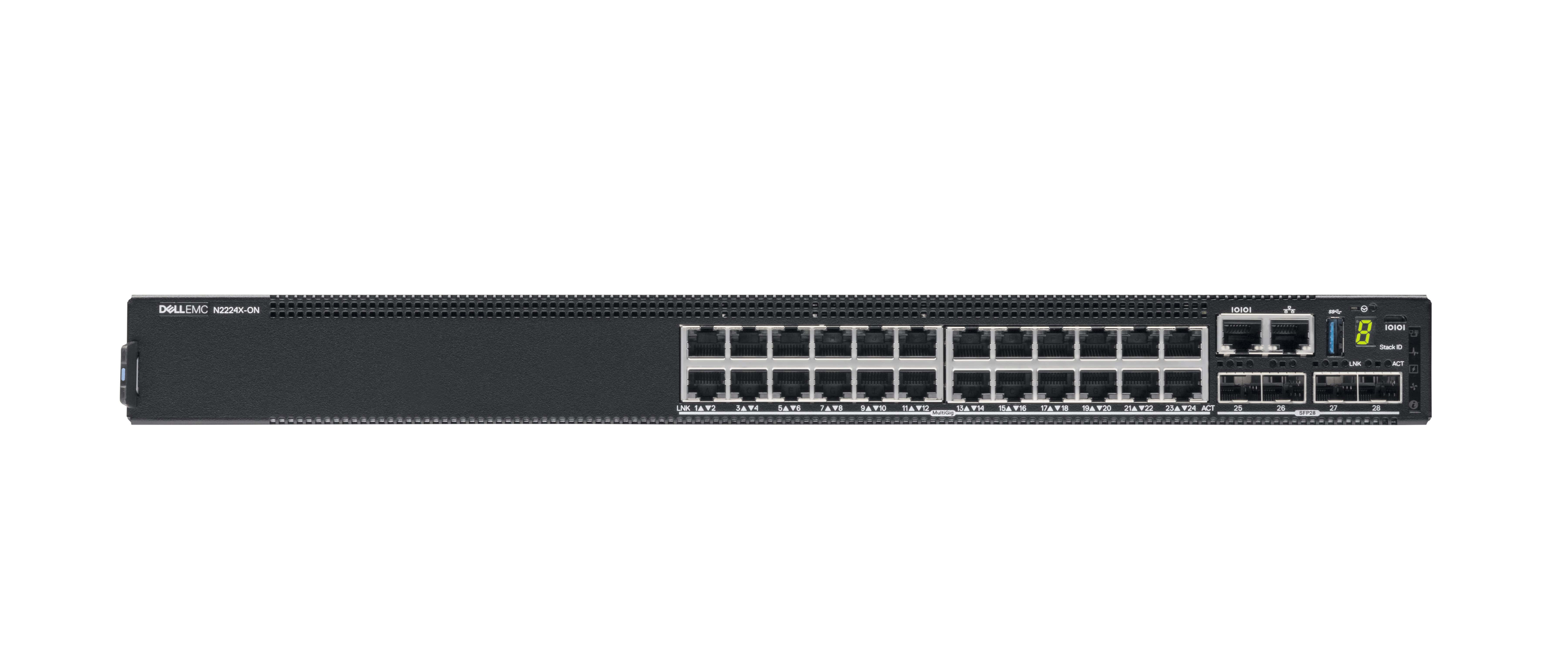 Dell PowerConnect N224X-ON 24x1/2.5G 4x25G/2x40G (N2224X-ON) thumbnail