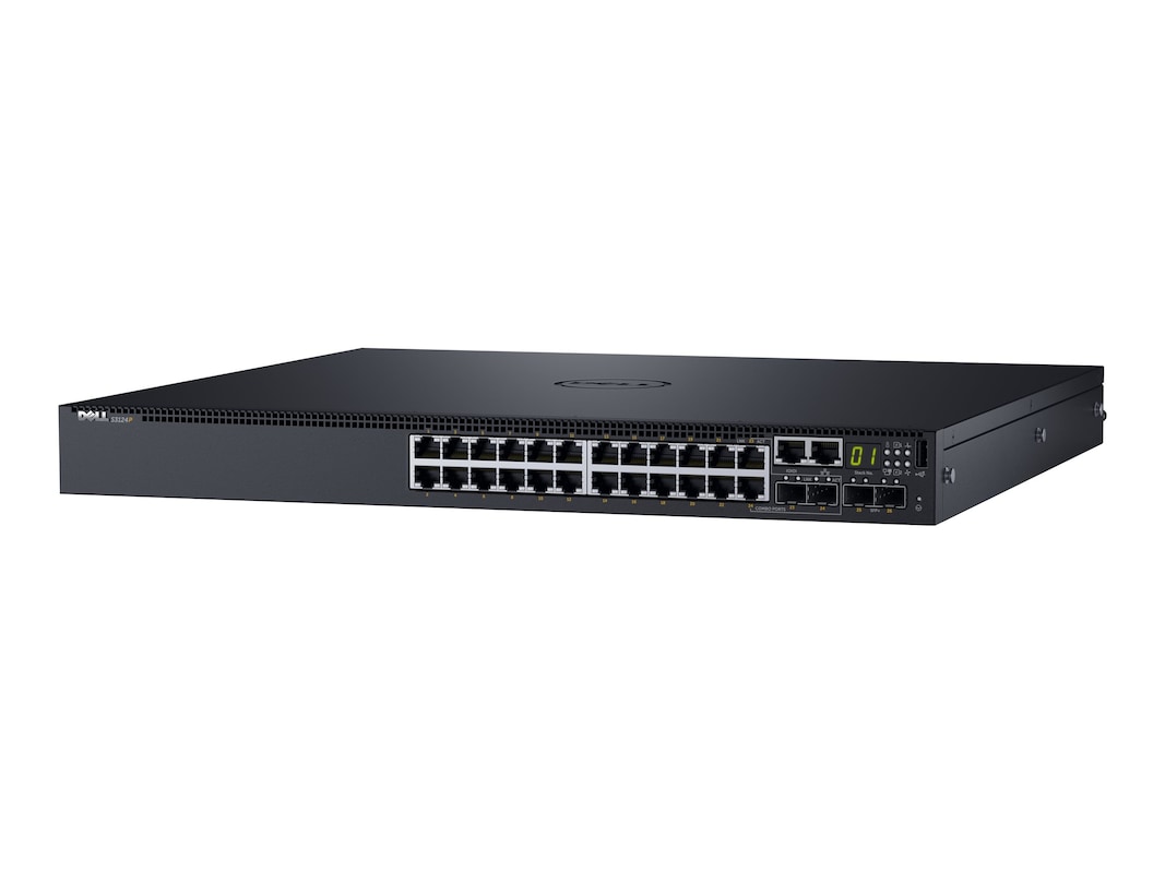 Dell Networking S3124P 24x10GB BASE-T 2x10GB SFP+ PoE (S3124P) thumbnail