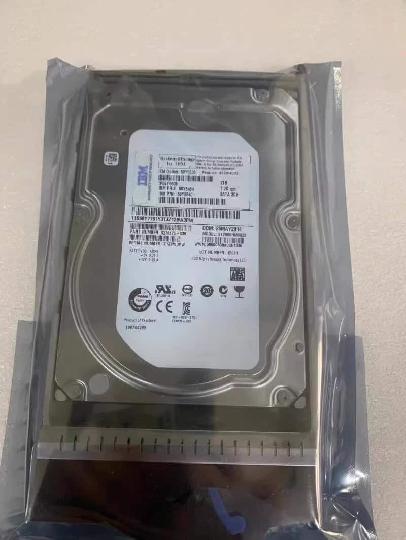 Lenovo ThinkSystem LFF 20TB 7.2K SATA 6G Hot Swap 512e HDD (03GX698) thumbnail