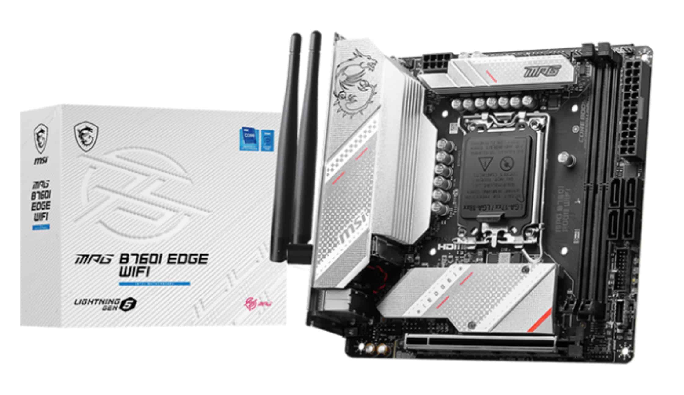 MSI MPG B760I EDGE WIFI moederbord Intel B760 LGA 1700 mini ITX (MPG B760I EDGE WIFI) thumbnail