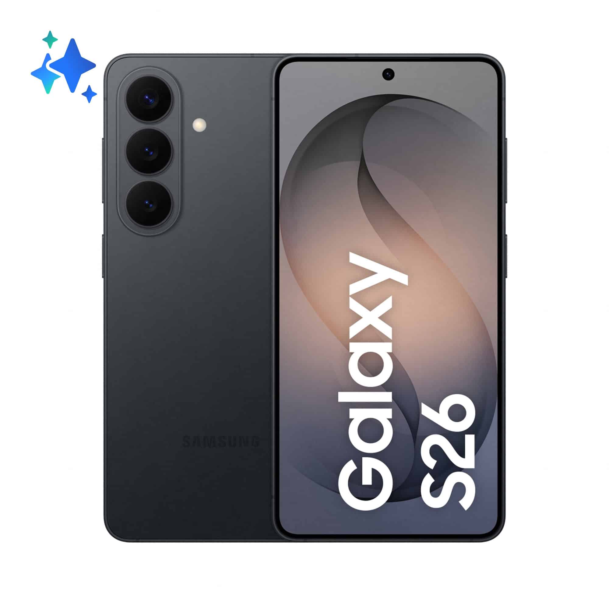 Samsung Galaxy S26 16 cm (6.3") Dual SIM Android 16.0 5G USB Type-C 12 GB 256 GB 4300 mAh Zwart (SM-S942BZKGEUB) thumbnail