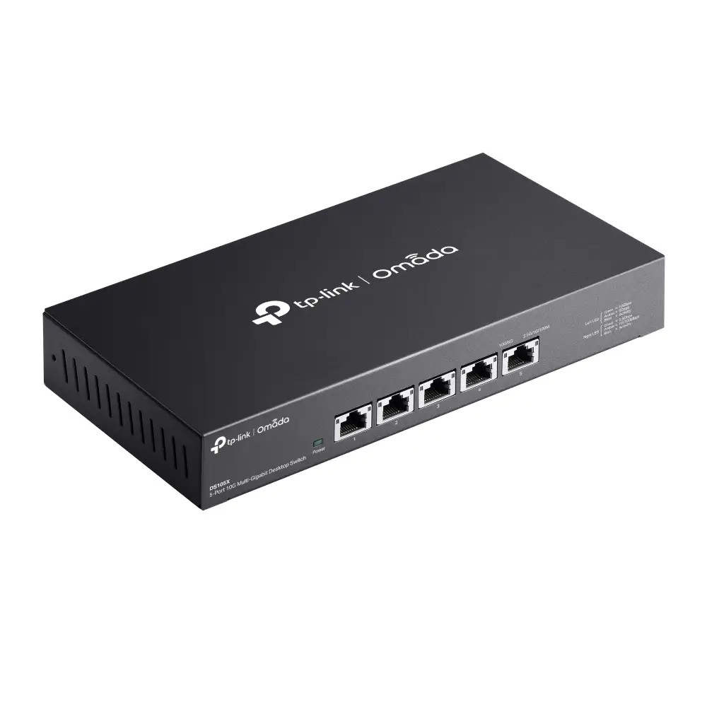 TP-LINK OMADA 5-PORT 10G MULTI-GIGABIT DESKTOP SWITCH (DS105X) thumbnail