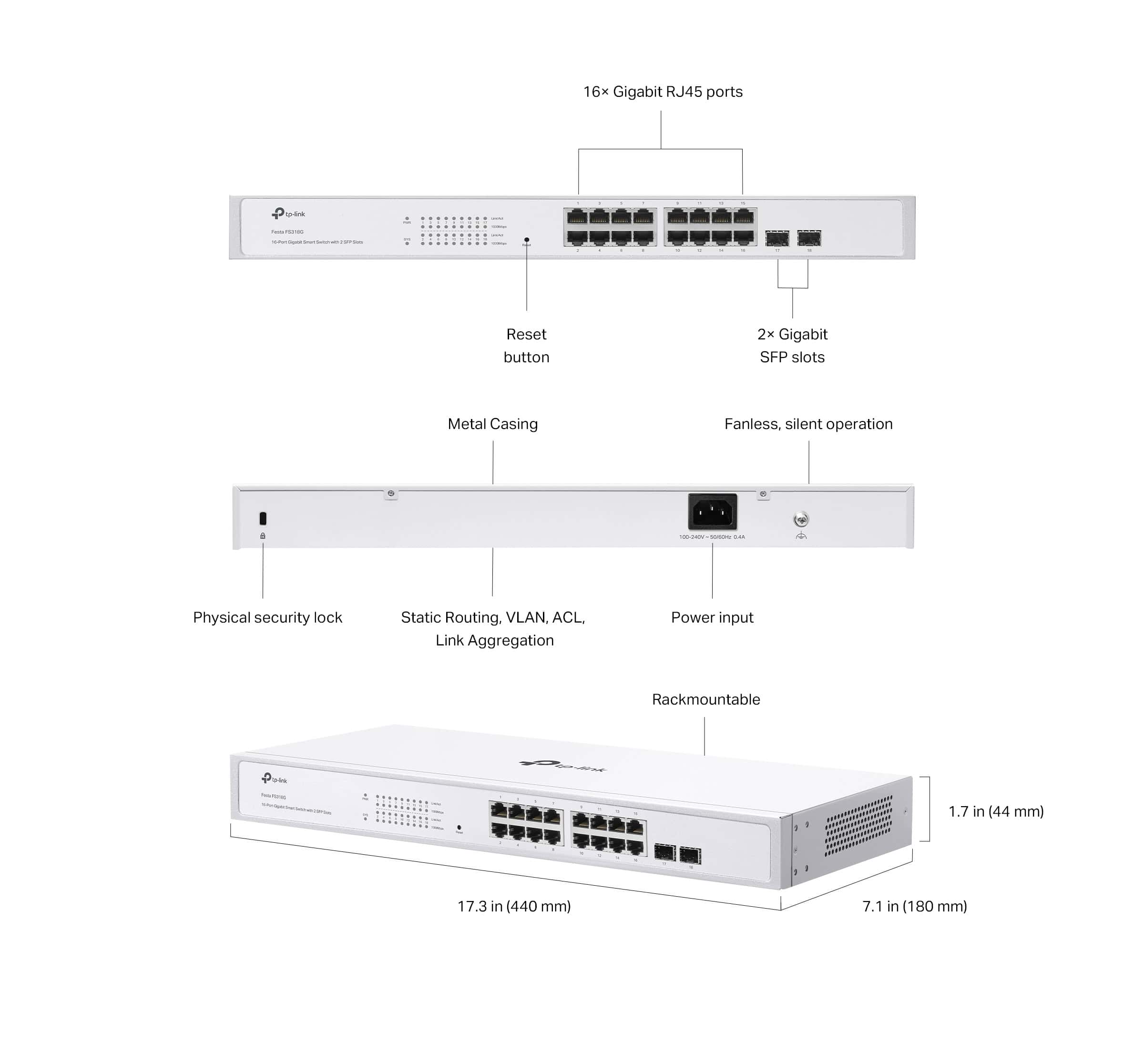 TP-Link Festa FS318G Smart Switch (FESTAFS318G) thumbnail
