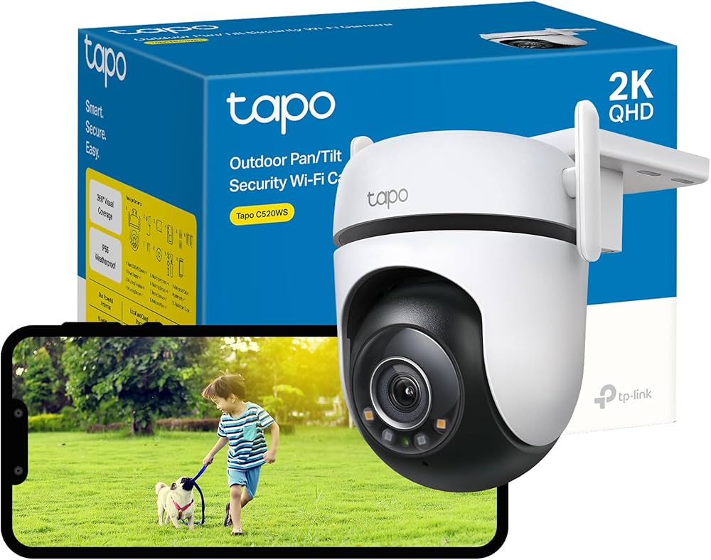 TP-Link Tapo C520WS Dome IP-beveiligingscamera Binnen & buiten 2560 x 1440 Pixels Plafond (TAPOC520WS) thumbnail