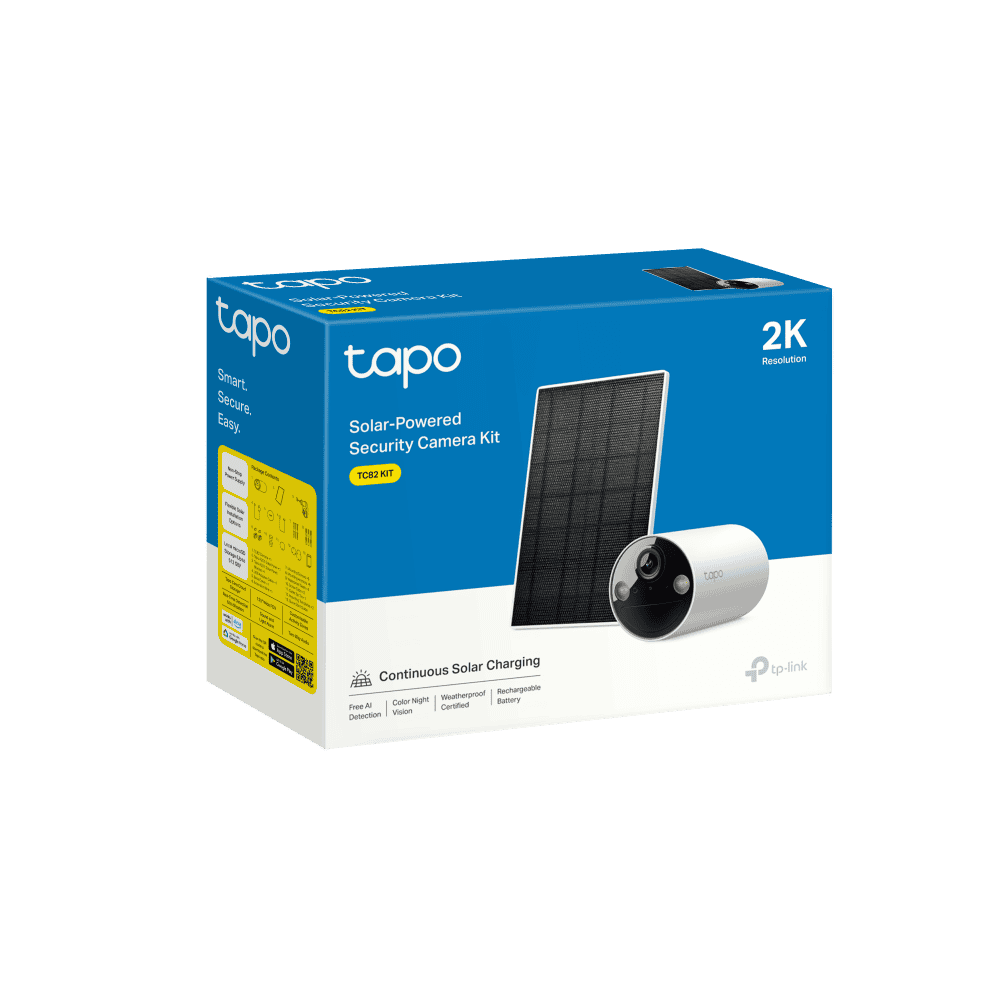 TP-Link TC82 Kit - Smart Wireless Security Camera and Solar Panel (TC82KIT) thumbnail