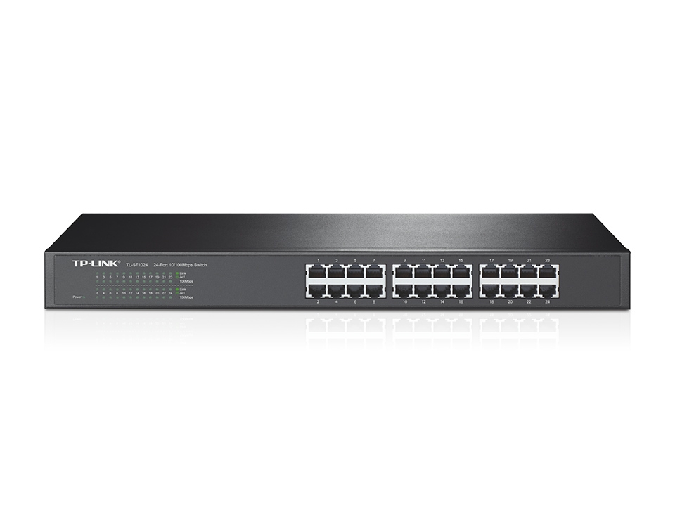 TP-LINK TL-SF1024 - Switch - 24 x 10/100 - Desktop (TL-SF1024 V8.0) (TL-SF1024 V8.0) thumbnail
