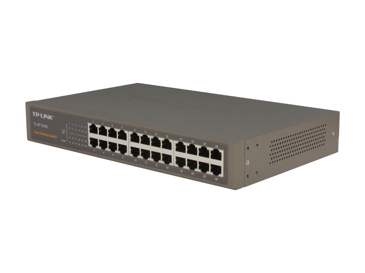 TP-LINK 24-PORT 10/100M SWITCH 24 10/100M RJ45 PORTS 13-INCH STEEL CASE (TL-SF1024D V2.0) thumbnail