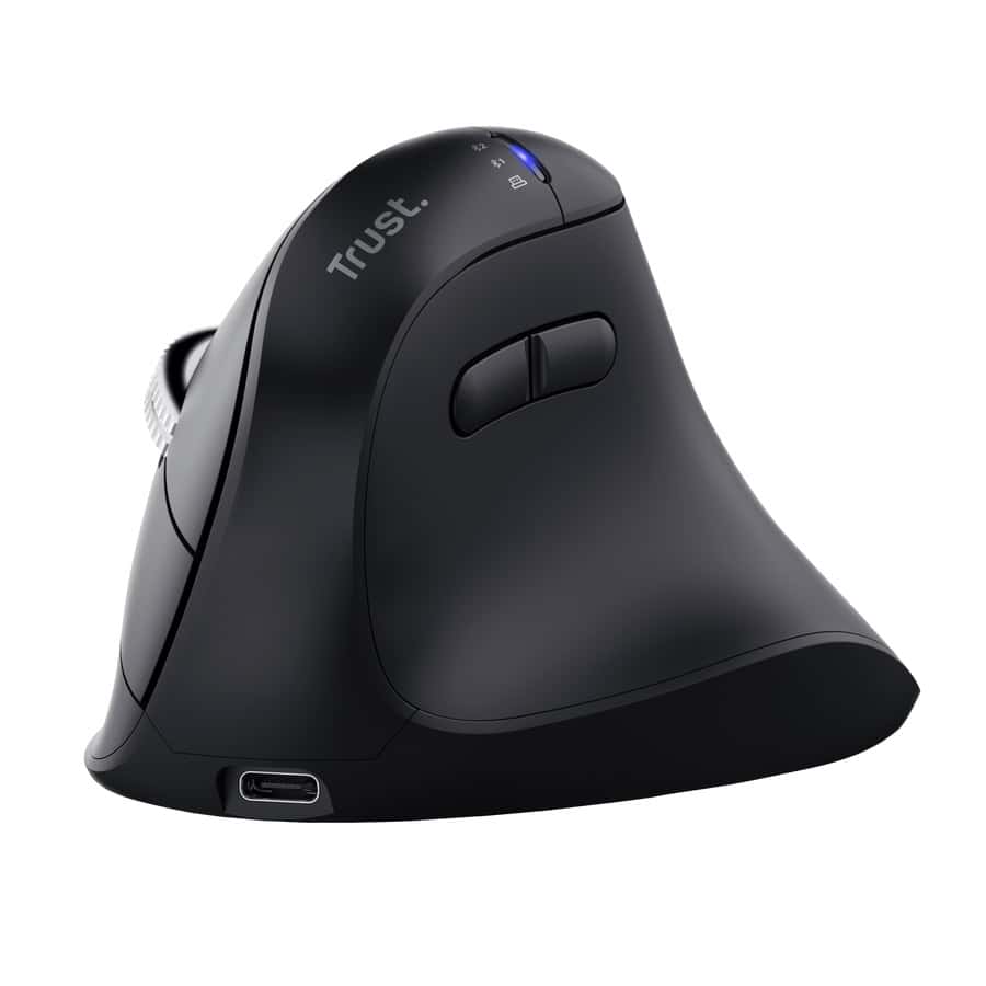 Trust Vyran Ergonomische draadloze hyperscrolmuis voor meerdere apparaten (26107) thumbnail