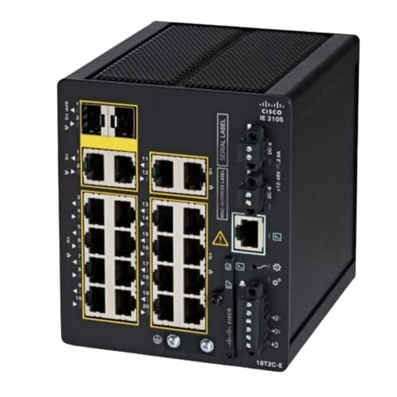 Cisco IE3105 W/18GE COPPER 2GE COMBO (IE-3105-18T2C-E) thumbnail