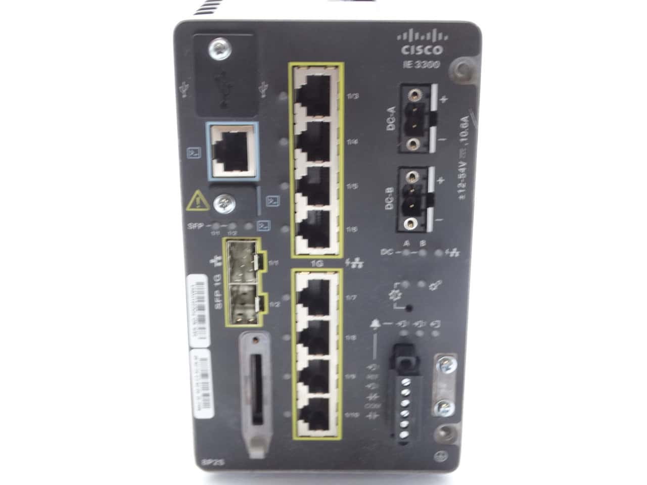 Cisco Catalyst IE3300 w/8GE PoE 2 GE SFP Mod (IE-3300-8P2S-A) thumbnail