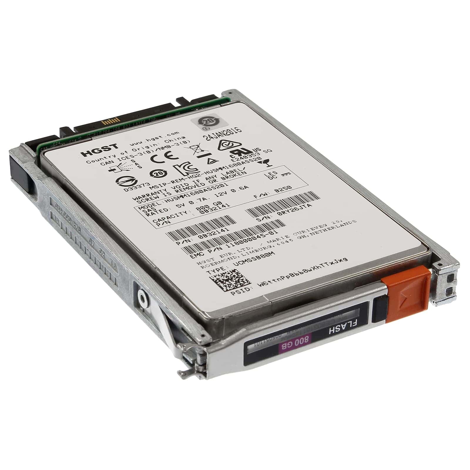 Dell EMC 800gb 12G 2.5 inch SSD (005051101-RFB) thumbnail