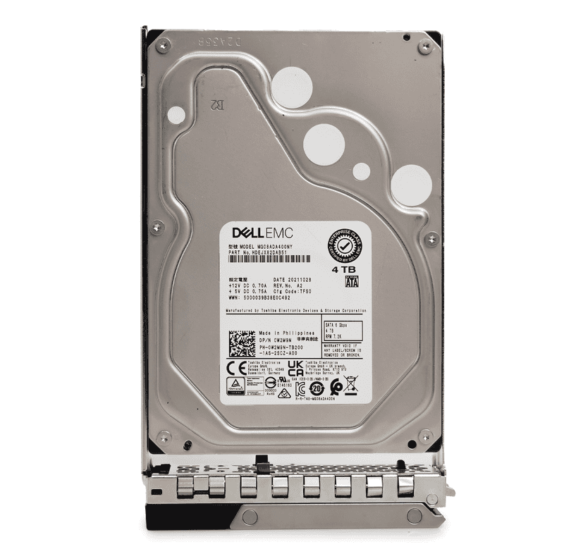 Dell 4TB 7.2K 3.5 SATA 6G 19W0R (19W0R-RFB) thumbnail