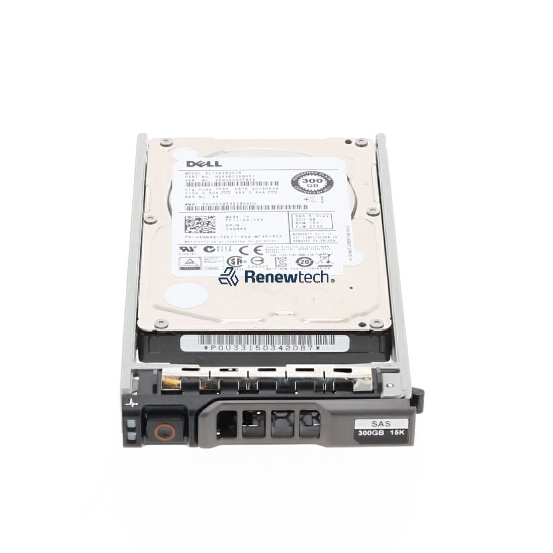 Dell 300GB 15K 2.5 SAS 6G 1WD1N (1WD1N-RFB) thumbnail