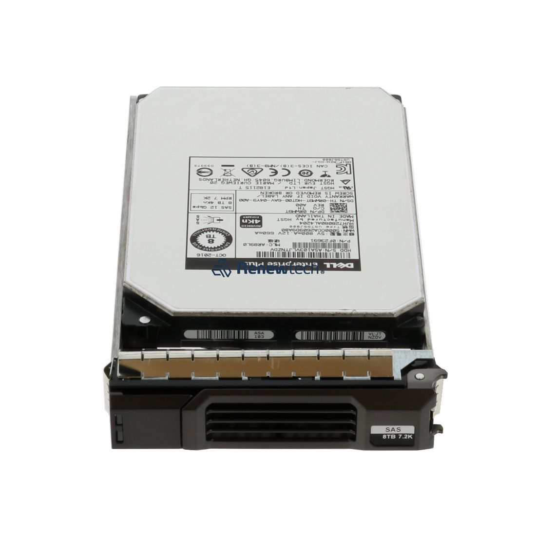 Dell 8TB 7.2K LFF SAS 12G HDD 4Kn (2V7JJ-COMPELLENT-RFB) thumbnail