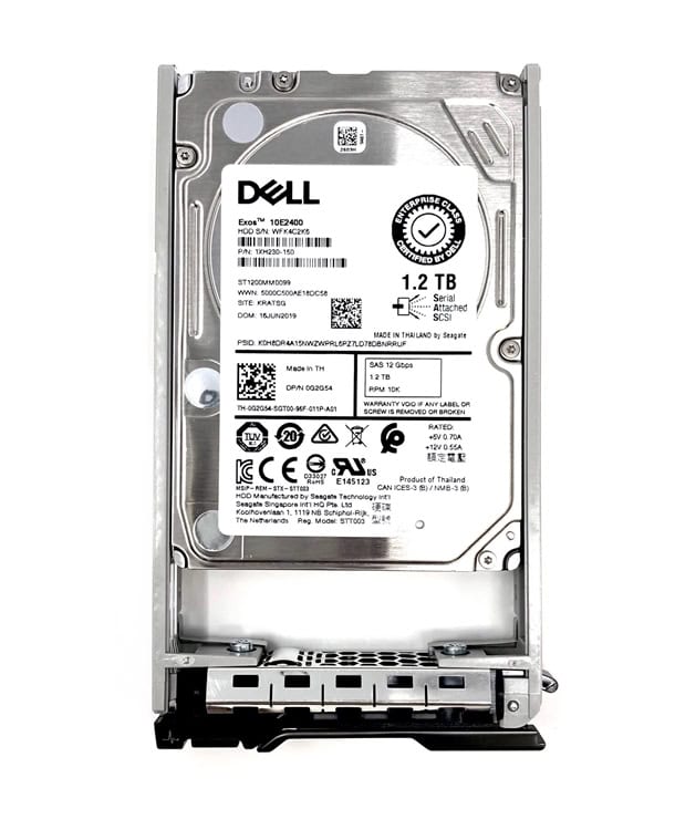 Dell 1.2TB 10K 2.5 SAS 12G 400-AJPM (400-AJPM-RFB) thumbnail