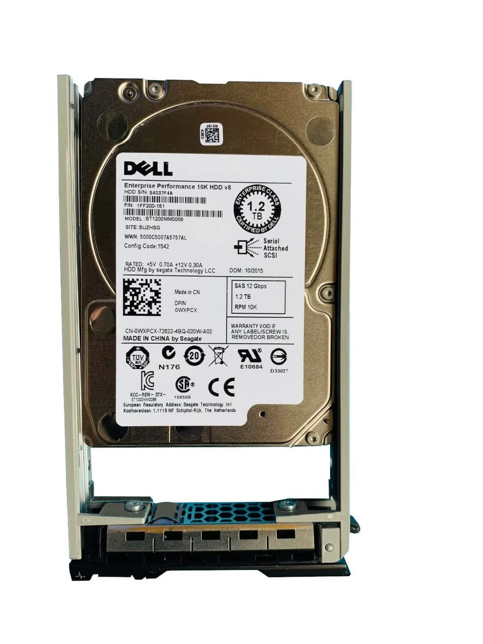Dell 1.2TB 10K 2.5 SAS 12G 400-AJPZ (400-AJPZ-RFB) thumbnail