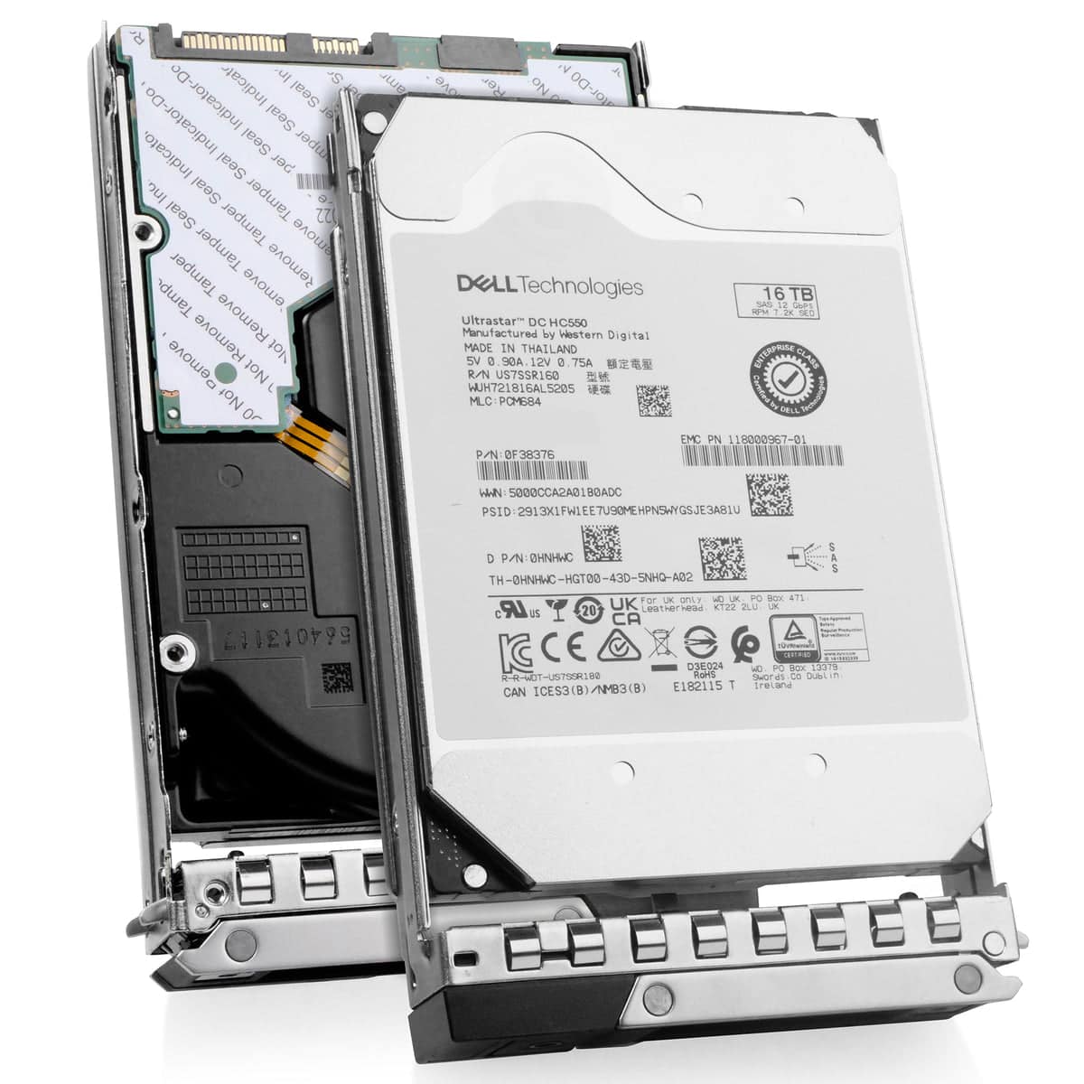 Dell 16TB 7.2K LFF SAS 12G HDD (400-BHIY-RFB) thumbnail