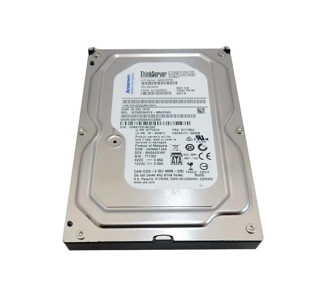 Dell HD 500G 7.2K 3.5 SATA MSK PL (6VVK7-RFB) thumbnail