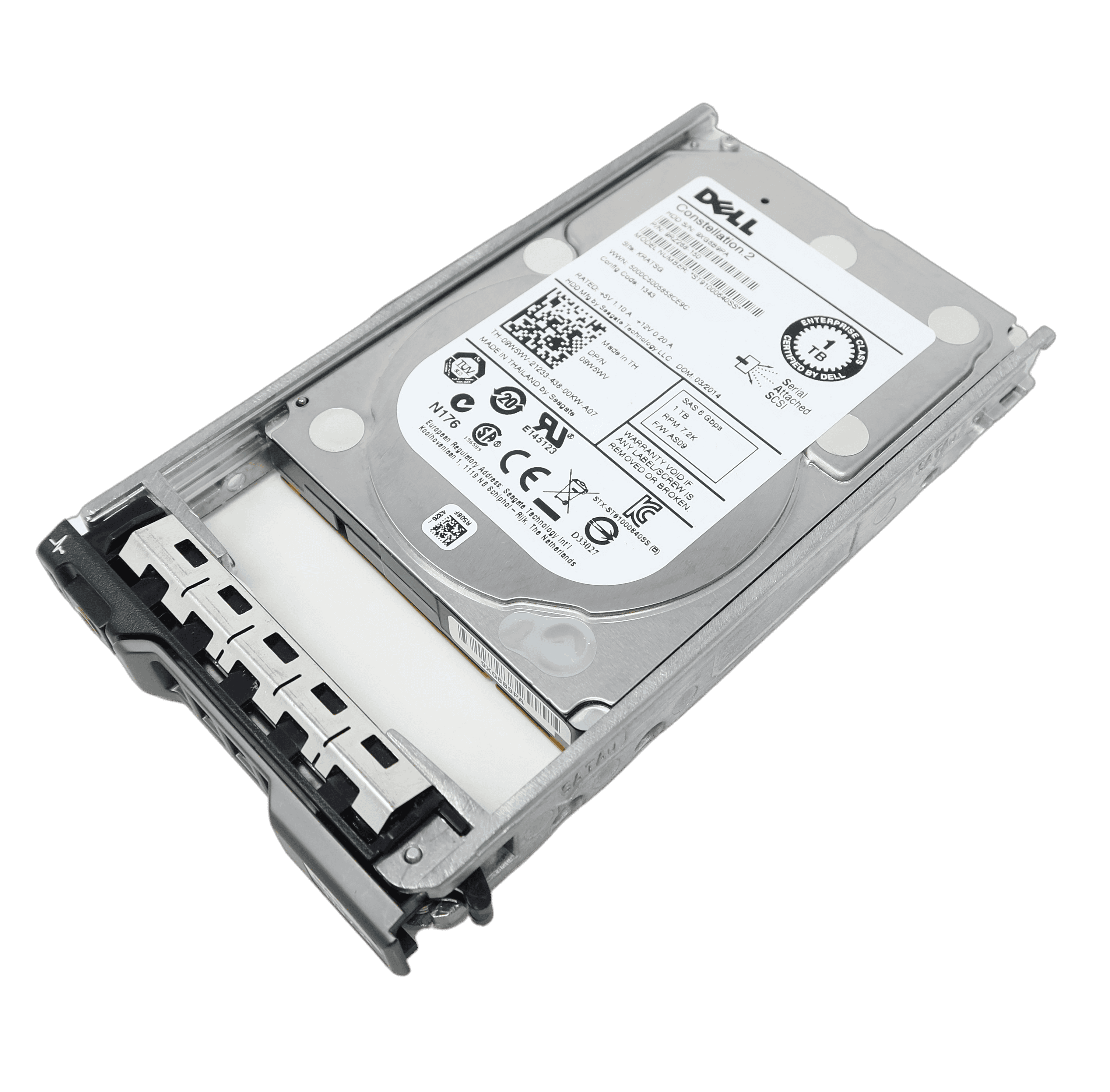 Dell 1TB 7.2K 2.5 SAS 6G (9W5WV-COMPELLENT-RFB) thumbnail