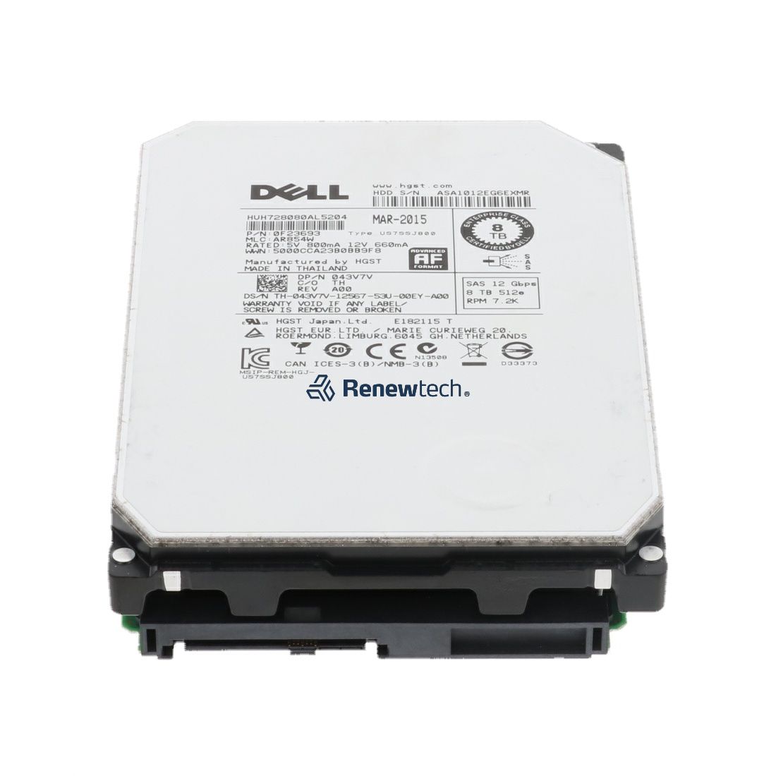 Dell 8TB 7.2K 3.5 SAS 12G C9FH2 (C9FH2-RFB) thumbnail