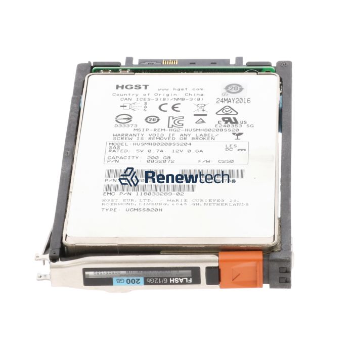 Dell 200GB 3.5 SAS 12G 520 UNITY (D3FC-PS12FX-200-RFB) thumbnail