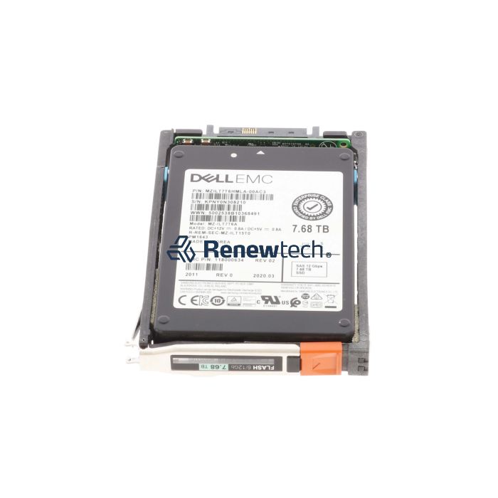 Dell 7.68TB SSD 2.5 12G SAS 520 (D4F-2SFXL2-7680-RFB) thumbnail