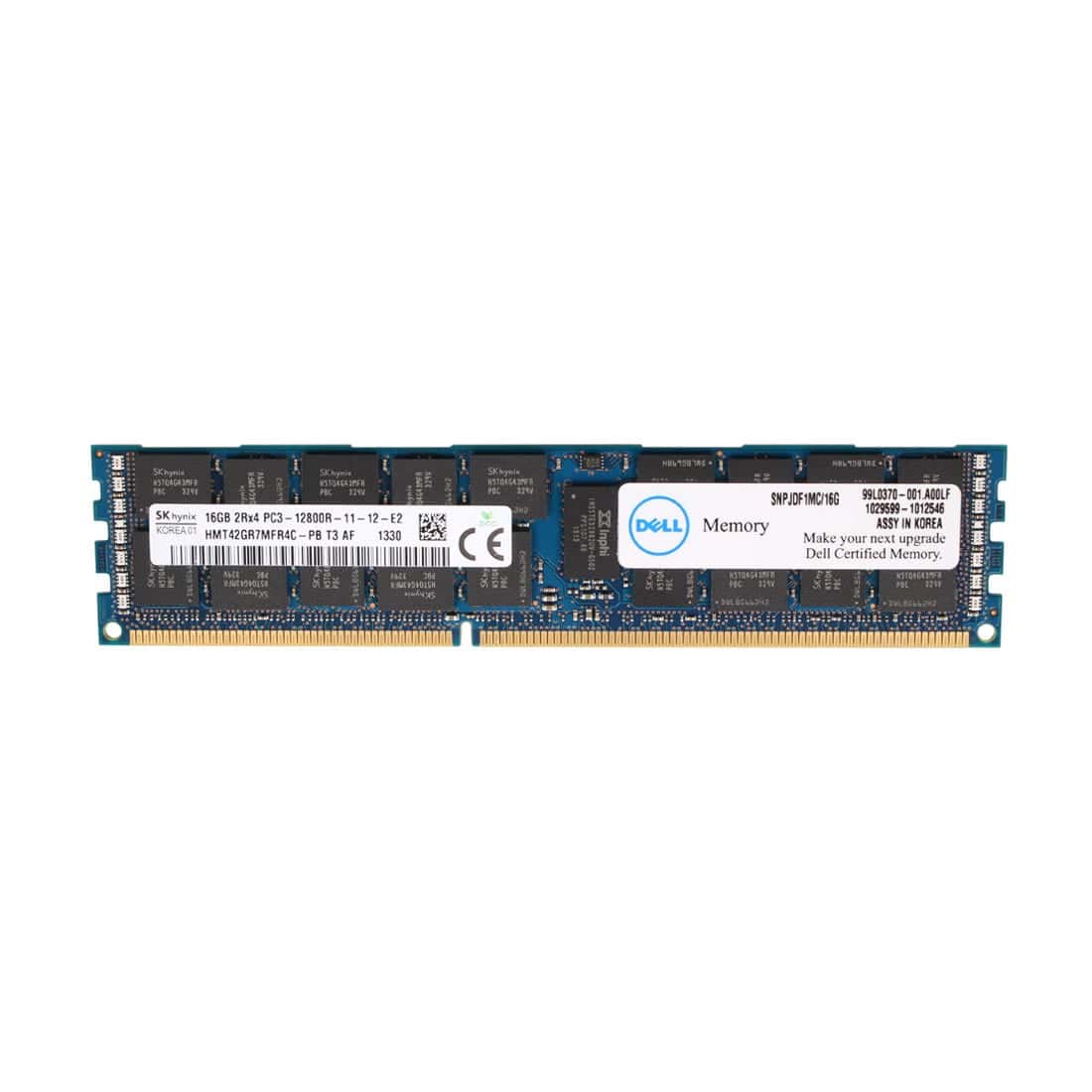 Dell 16GB 2Rx4 PC3-12800R (SNPJDF1MC-16G-RFB) thumbnail