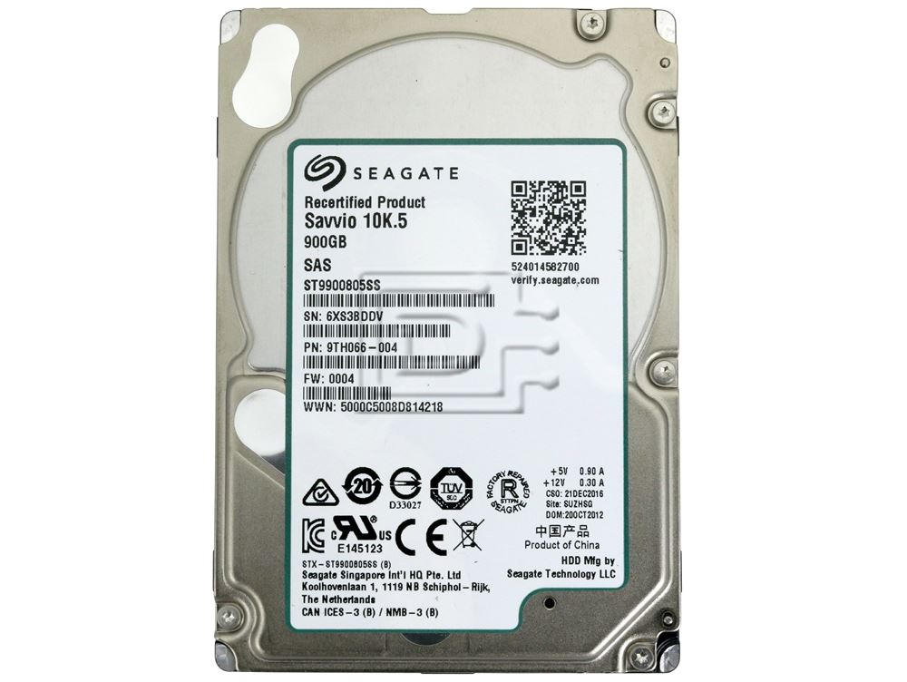 Dell 900GB 10K 2.5 SAS 6G (ST9900805SS-COMPELLE-RFB) thumbnail