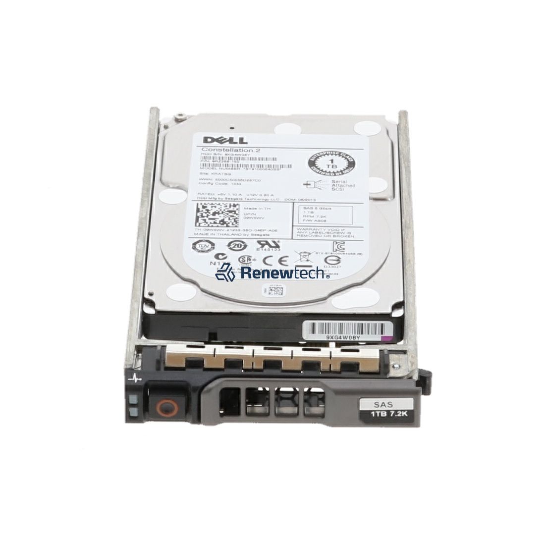 Dell 1TB 7.2K 2.5 SAS 6G W3GXV (W3GXV-RFB) thumbnail