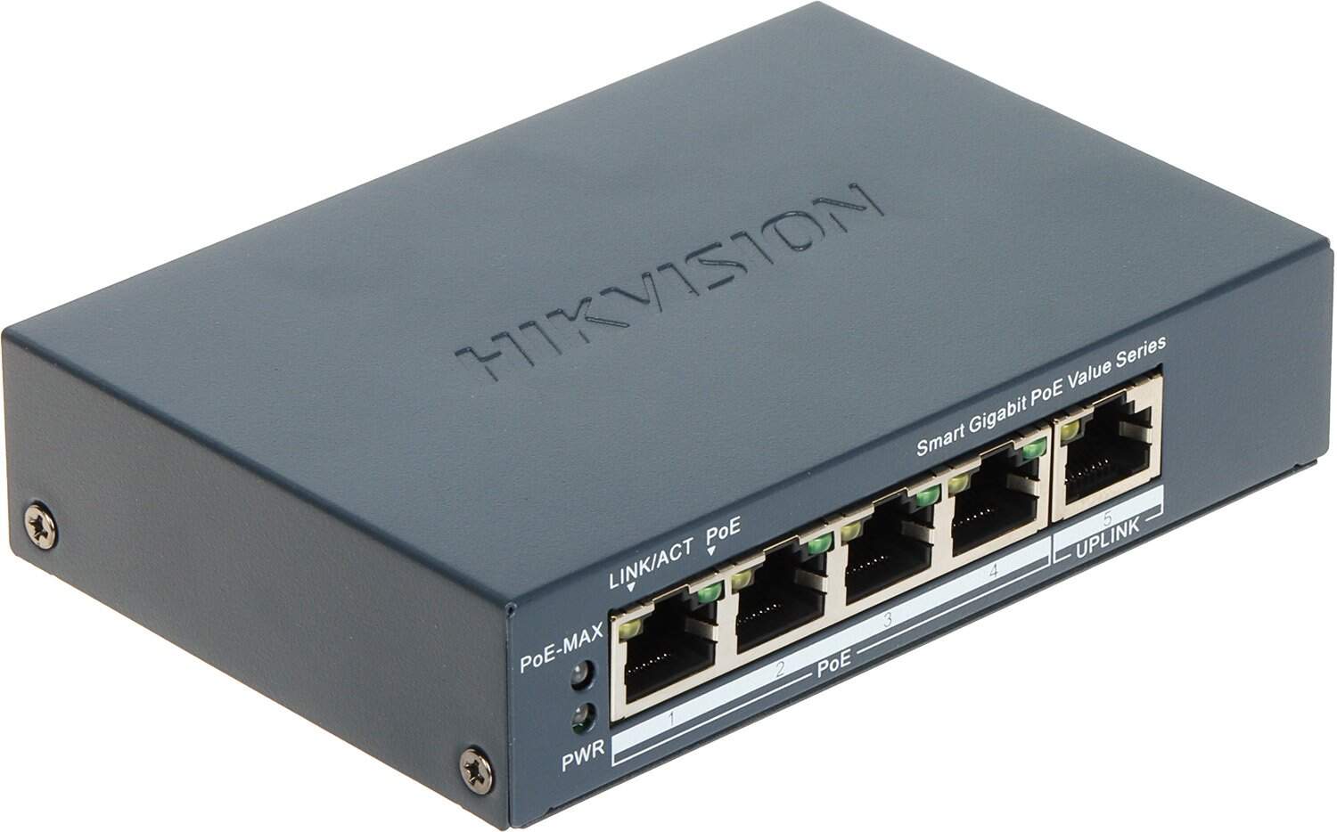 Hikvision DS-3E1505P-EI(O-STD) 4 Port Gigabit Smart POE Switch (DS-3E1505P-EI) thumbnail