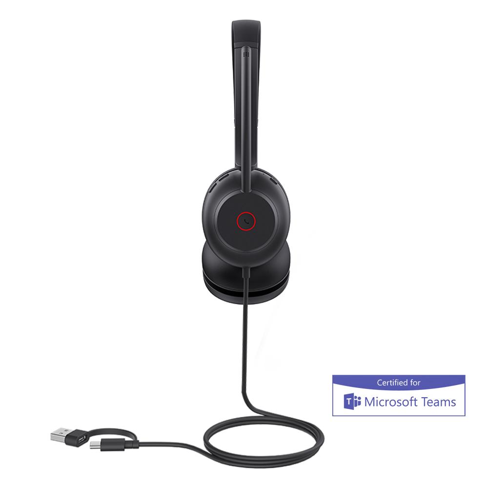 Yealink UH35 Mono Teams USB-C/A wired (UH35 MONO TEAMS USB-C/A) (UH35 MONO TEAMS USB-C/A) thumbnail