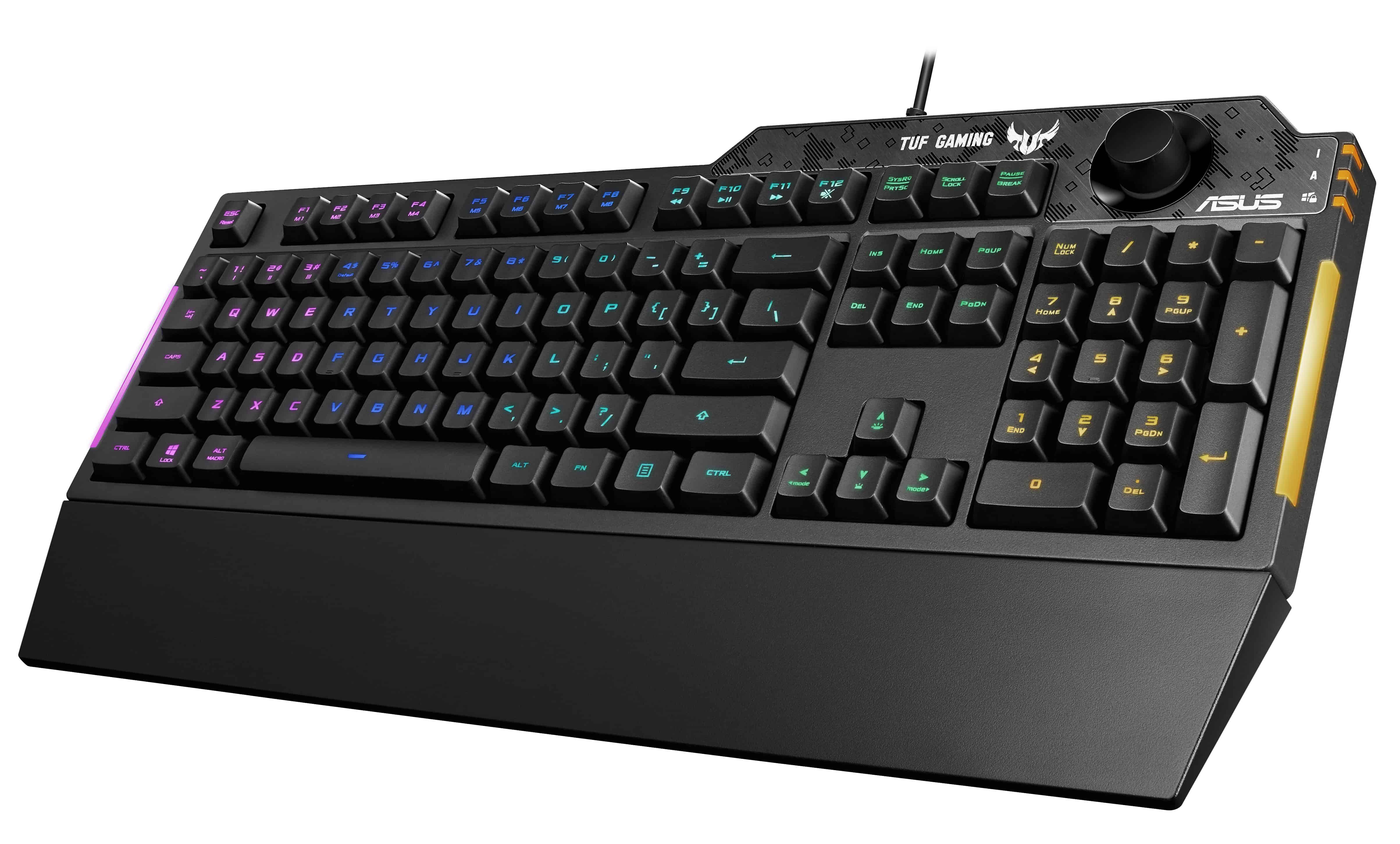 ASUS TUF Gaming K1 toetsenbord Gamen USB Zwart (90MP01X0-BKNA00) thumbnail