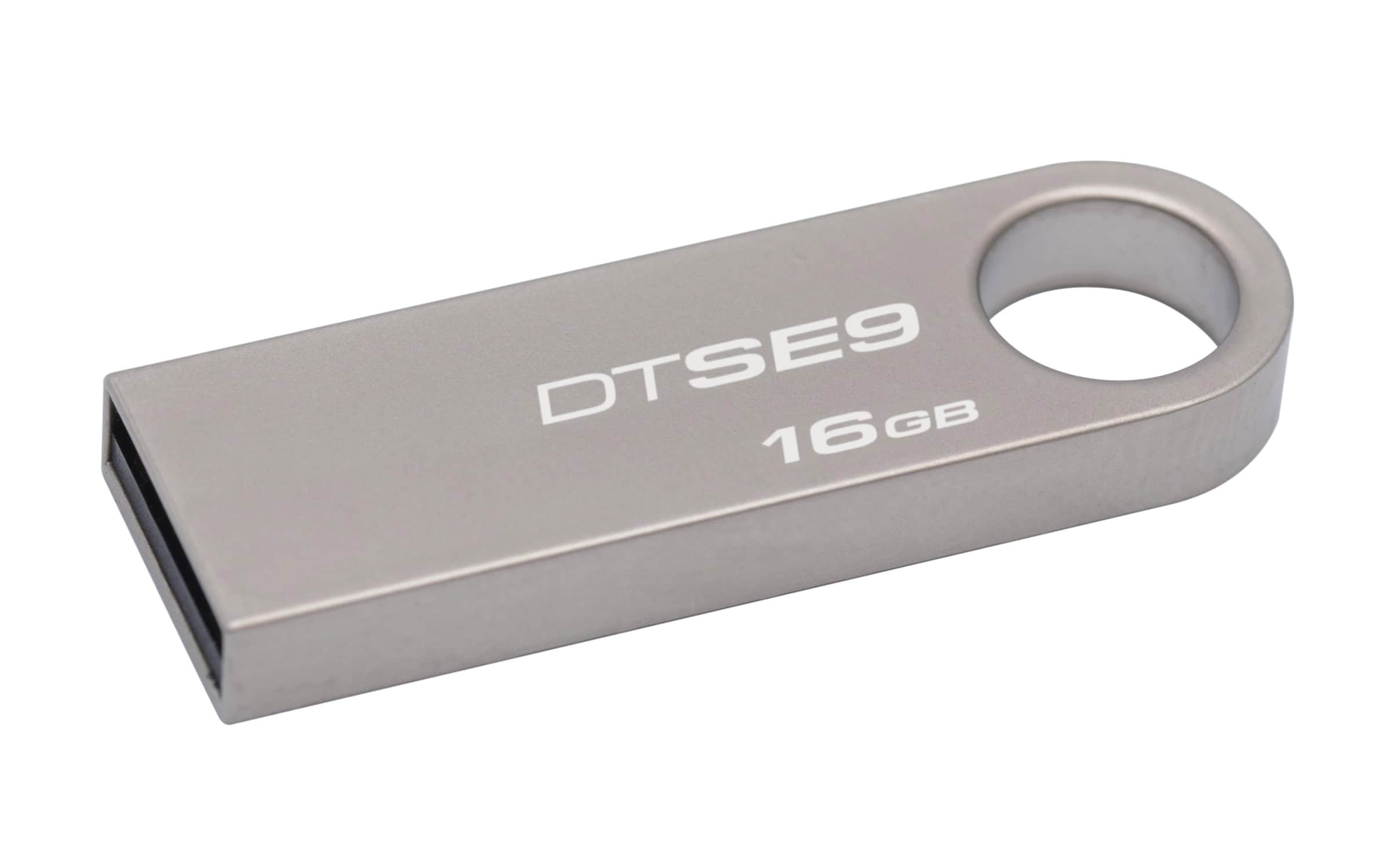 Kingston Technology DataTraveler SE9 16GB USB flash drive USB Type-A 2.0 Zilver (DTSE9H/16GB) thumbnail