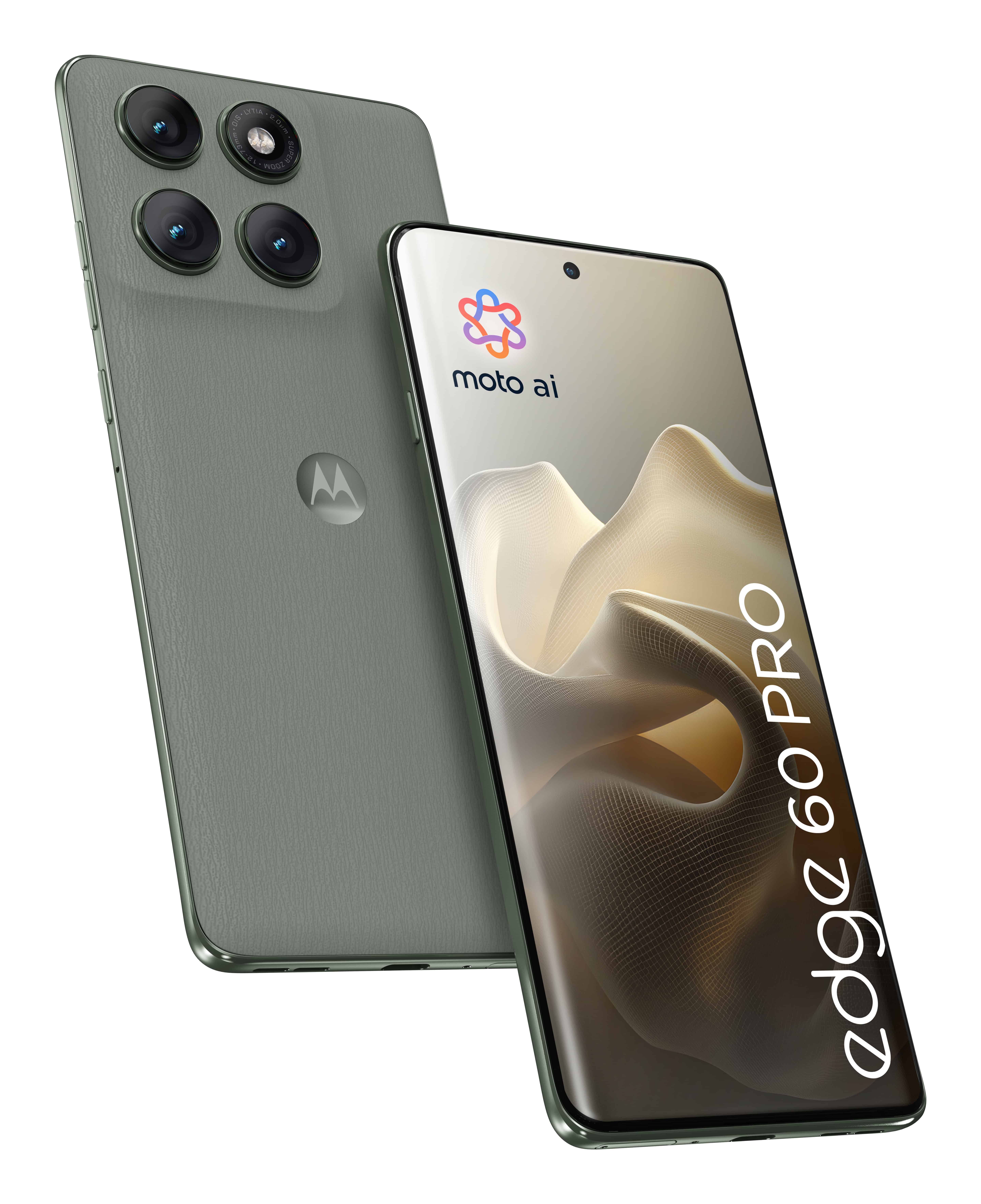 Forza Refurbished edge 60 pro 17 cm (6.7") Dual SIM Android 15 5G USB Type-C 8 GB 256 GB 6000 mAh Groen (PB7X0086RO) thumbnail