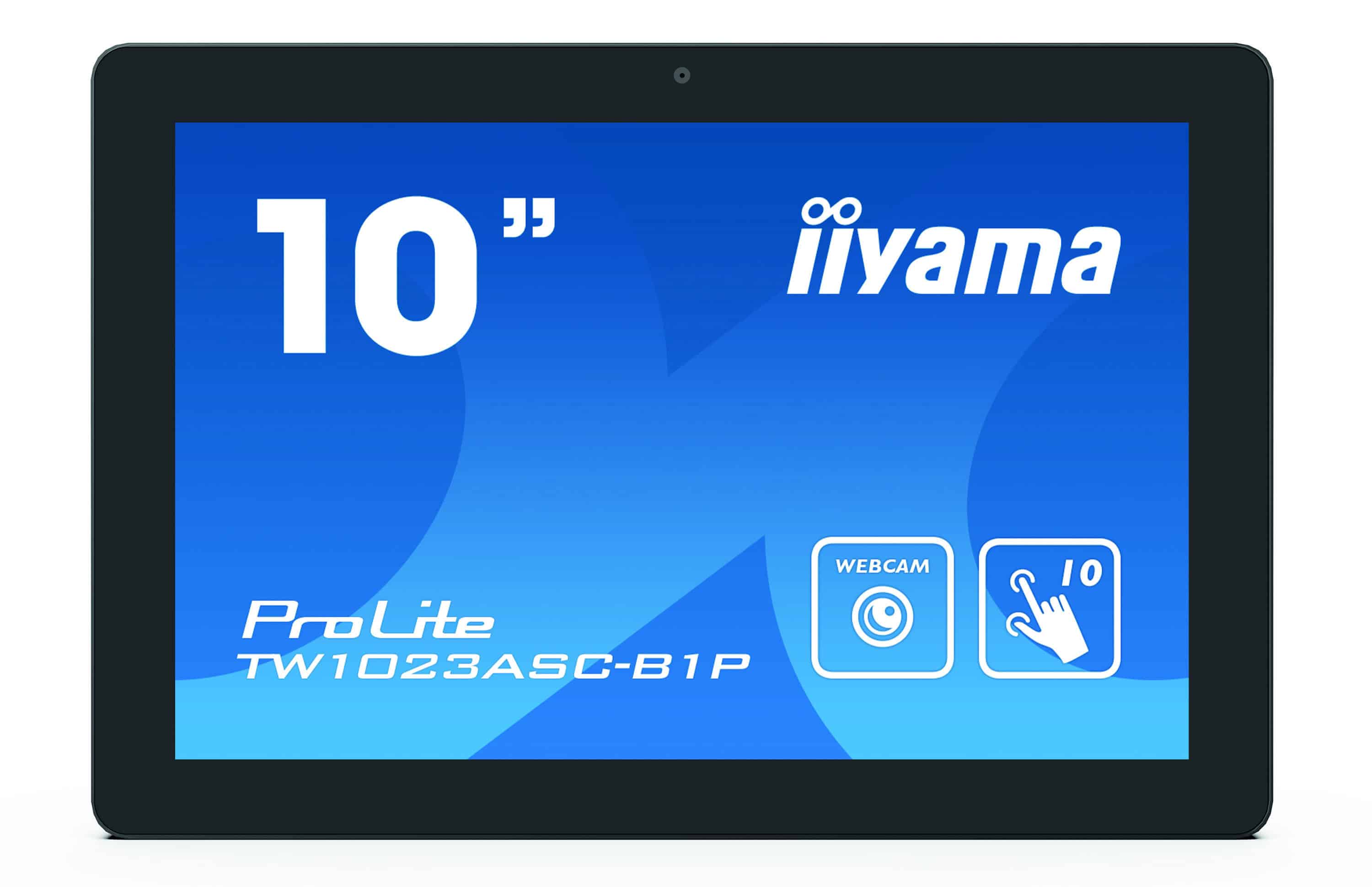iiyama TW1023ASC-B1P scherm voor vergaderzalen 25,6 cm (10.1") 1280 x 800 Pixels LED 802.11b, 802.11g, Wi-Fi 4 (802.11n) Bluetooth (TW1023ASC-B1P) thumbnail